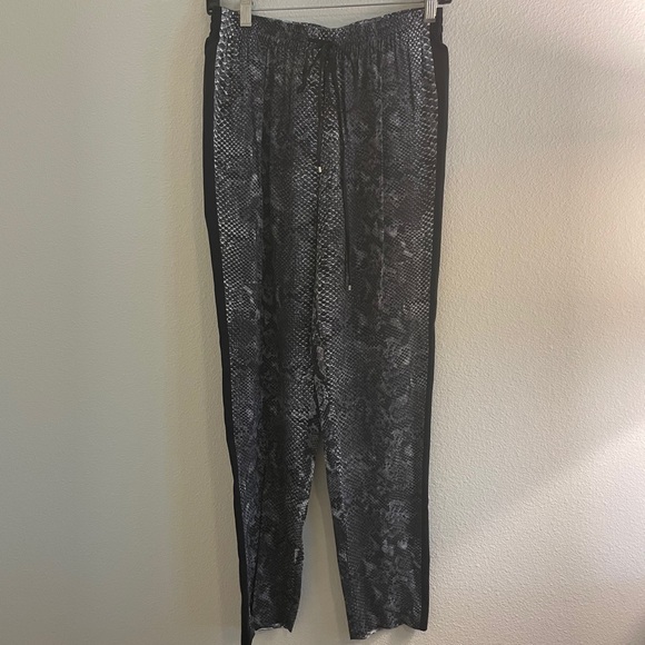 Rebecca Taylor Silk Python Joggers - Picture 3 of 6
